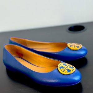 Tory Burch flats Blue, size 8.